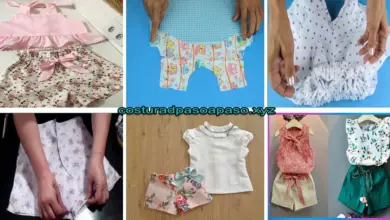 Aprende a como hacer un conjunto de short y blusa para niña Aprende a como hacer un conjunto de short y blusa para niña