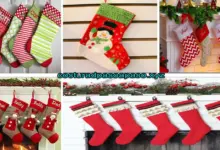 Aprende como coser calcetines para decoración navideña Aprende como coser calcetines para decoración navideña
