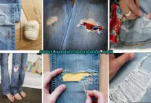 Aprende como coser un pantalón roto en la rodilla Aprende como coser un pantalón roto en la rodilla