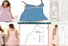 Aprende como hacer un patrón de bata para dormir paso a paso Aprende como hacer un patrón de bata para dormir paso a paso