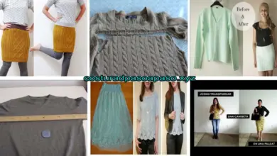 Aprende como poder convertir un suéter en falda en maquina de coser Aprende como poder convertir un suéter en falda en maquina de coser