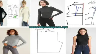 COMO HACER PATRÓN DE UNA BLUSA CUELLO TORTUGA COMO HACER PATRÓN DE UNA BLUSA CUELLO TORTUGA