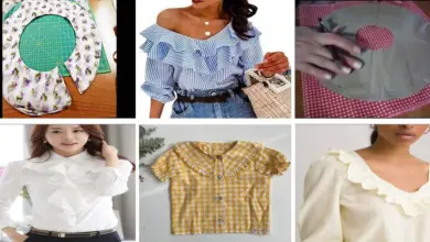 Como confeccionar blusa con volantes en el cuello Como confeccionar blusa con volantes en el cuello