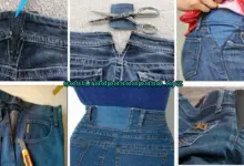 Aprende como agrandar la cintura de un pantalon con elástico y cuñas Aprende como agrandar la cintura de un pantalon con elástico y cuñas