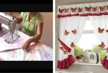 Aprende como confeccionar una cortina para la cocina con cenefa Aprende como confeccionar una cortina para la cocina con cenefa