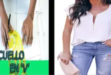 Aprende como hacer patron blusa cuello en v Aprende como hacer patron blusa cuello en v