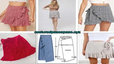 Aprende como hacer una falda cruzada a máquina de coser Aprende como hacer una falda cruzada a máquina de coser