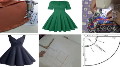 Como confeccionar un vestido circular Como confeccionar un vestido circular