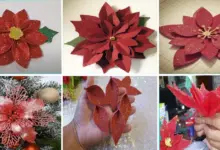 Cómo Hacer Flores Navideñas - Guía Paso a Paso Cómo Hacer Flores Navideñas - Guía Paso a Paso