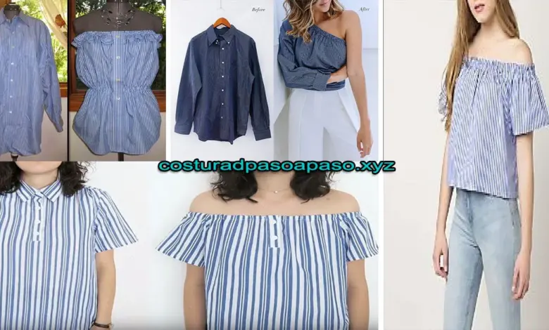 CURSO GRATIS DE CÓMO MODIFICAR CAMISA PARA HOMBRE EN TOP PARA DAMA CURSO GRATIS DE CÓMO MODIFICAR CAMISA PARA HOMBRE EN TOP PARA DAMA