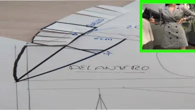 Como confeccionar un vestido solapa Patrón para confeccionar un elegante Vestido de fiesta con solapa